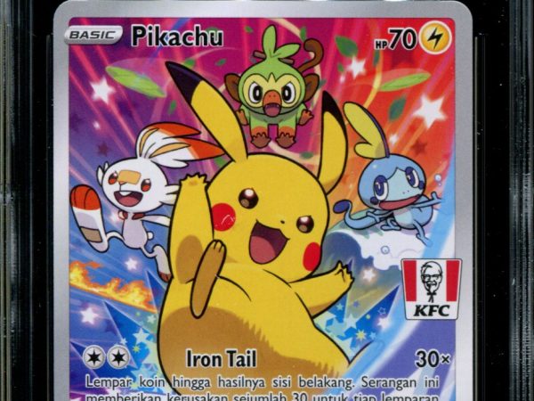 Pikachu - 016/S-P - CGC 9.5 - Sword & Shield Promos - Indonesian - KFC - Pokemon - 94083