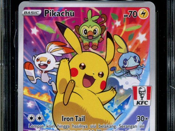 Pikachu - 016/S-P - CGC 9.5 - Sword & Shield Promos - Indonesian - KFC - Pokemon - 94084