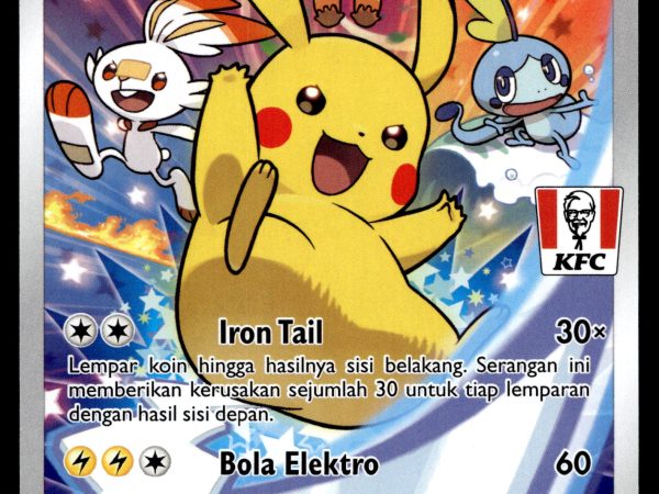 Pikachu - 016/S-P - NM - Indonesian - KFC - Promo - Pokemon - A1-44