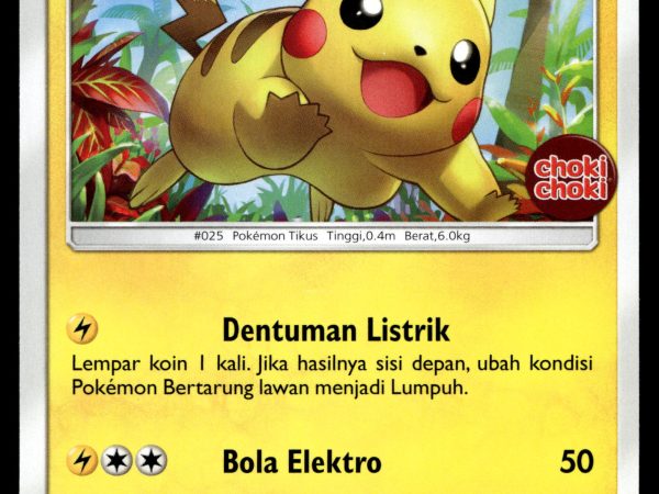 Pikachu - 063/SM-P - NM - Indonesian Choki Choki - Promo - Pokemon - B1-56