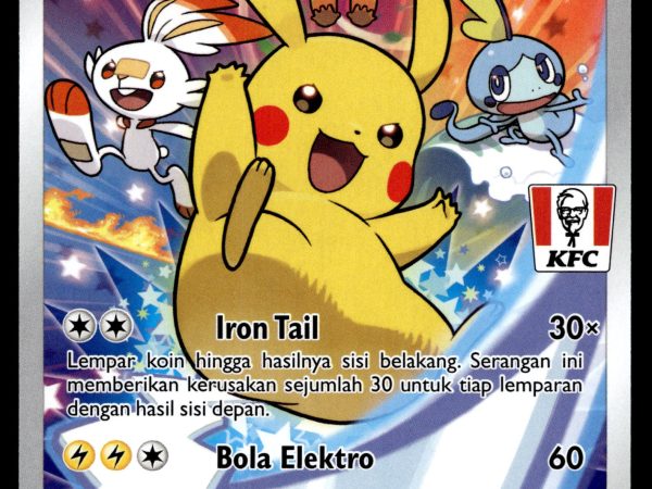 Pikachu - 016/S-P - NM - Indonesian - KFC - Promo - Pokemon - A1-50