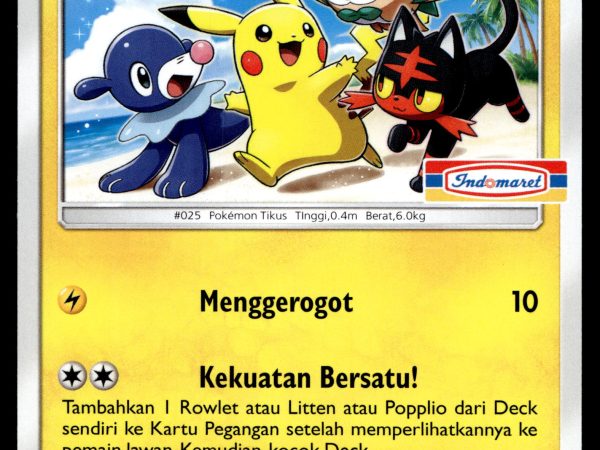 Pikachu - 009/SM-P - NM - Indonesian - Indomart - Promo - Pokemon - A1-72