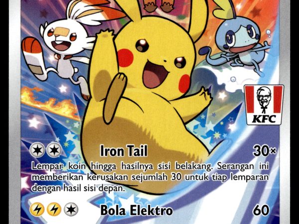 Pikachu - 016/S-P - NM - Indonesian - KFC - Promo - Pokemon - A1-46