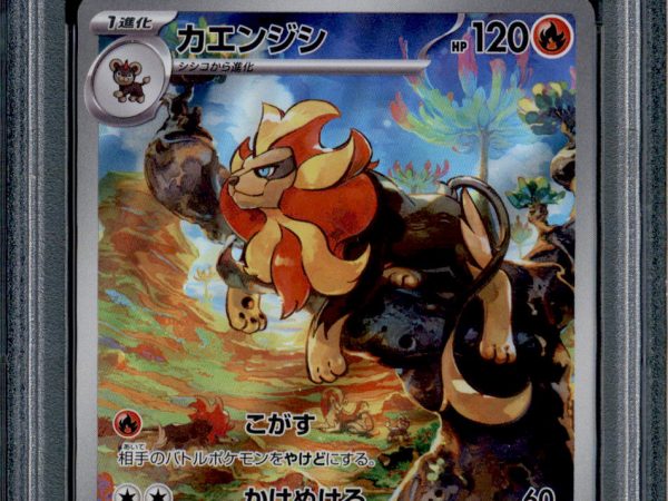 Pyroar - 077/073 - PSA 10 - AR Japanese - SV1a - Pokemon - 55875