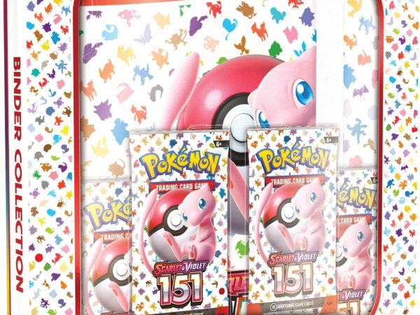 Pokemon 151 - Binder Collection Box x6 (Sealed Case) - New