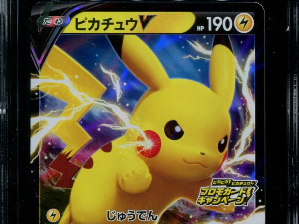Pikachu V - 122/S-P - CGC 9.5 - PikaPika Campaign Promo - Japanese - Pokemon - 56061