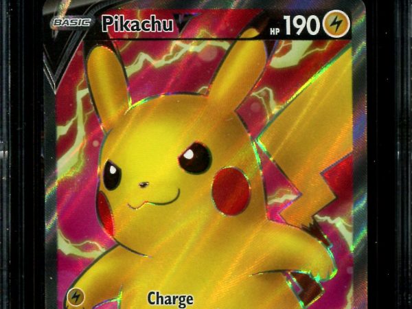Pikachu V - 170/185 - CGC 8.5 - Full Art - Vivid Voltage - Pokemon - 28315