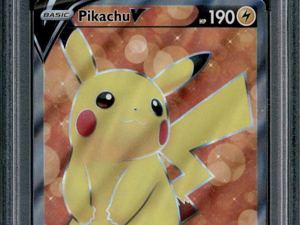 Pikachu V - 157/172 - PSA 7 - Full Art - Brilliant Stars - Pokemon - 68942