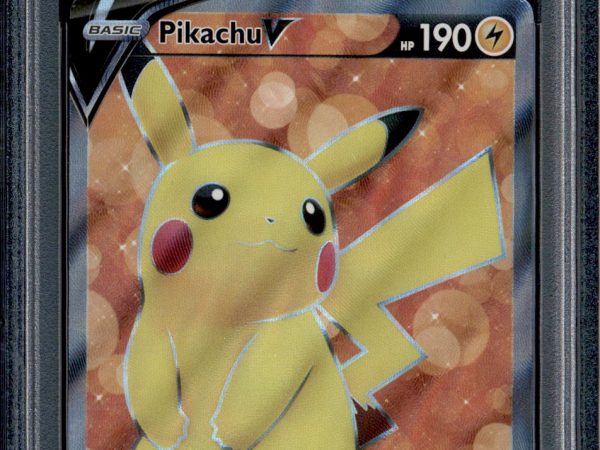 Pikachu V - 157/172 - PSA 9 - Full Art - Brilliant Stars - Pokemon - 76537