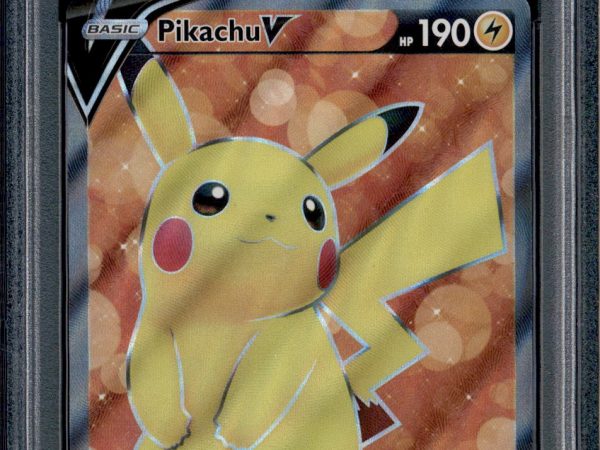Pikachu V - 157/172 - PSA 9 - Full Art - Brilliant Stars - Pokemon - 76536