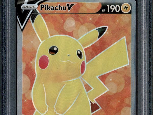 Pikachu V - 157/172 - PSA 9 - Full Art - Brilliant Stars - Pokemon - 68790