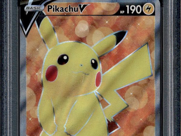 Pikachu V - 157/172 - PSA 9 - Full Art - Brilliant Stars - Pokemon - 73387