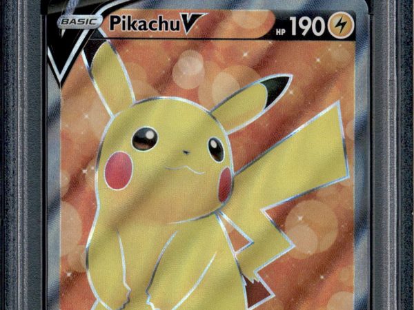 Pikachu V - 157/172 - PSA 9 - Full Art - Brilliant Stars - Pokemon - 73392