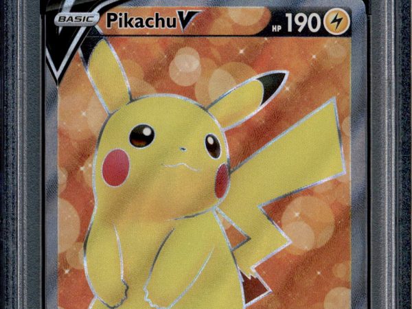 Pikachu V - 157/172 - PSA 9 - Full Art - Brilliant Stars - Pokemon - 76539