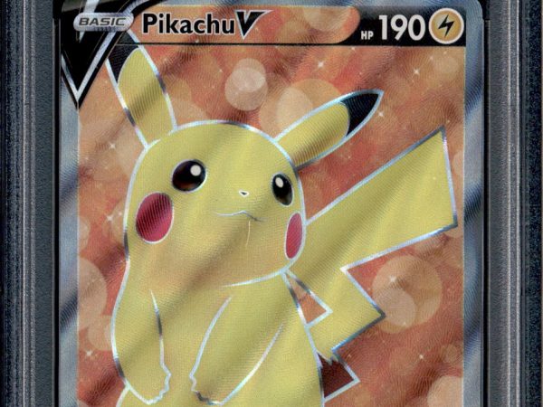 Pikachu V - 157/172 - PSA 8 - Full Art - Brilliant Stars - Pokemon - 73389