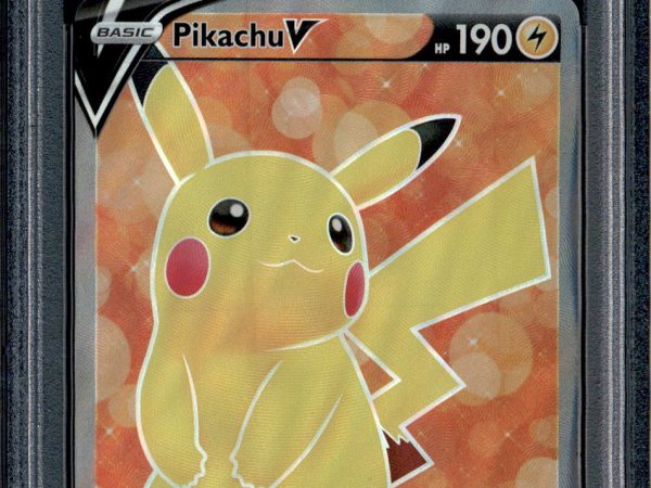 Pikachu V - 157/172 - PSA 9 - Full Art - Brilliant Stars - Pokemon - 76534