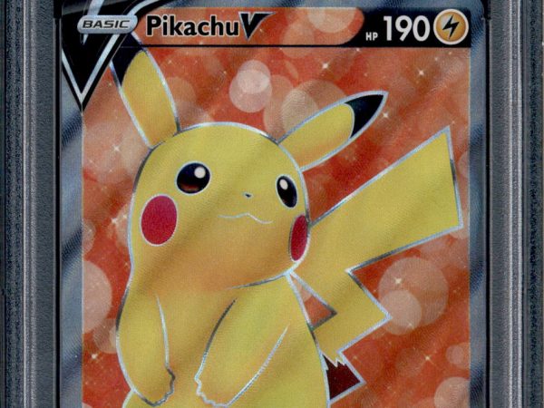 Pikachu V - 157/172 - PSA 9 - Full Art - Brilliant Stars - Pokemon - 68938