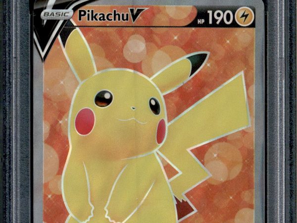 Pikachu V - 157/172 - PSA 9 - Full Art - Brilliant Stars - Pokemon - 68793