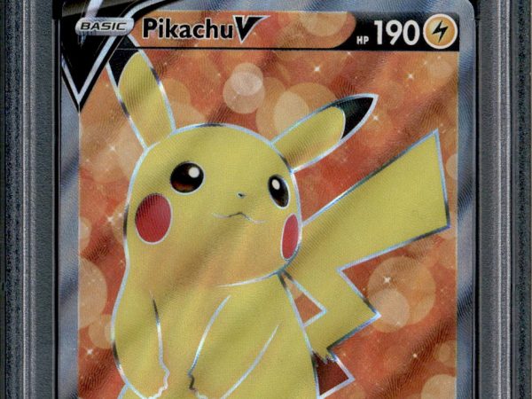 Pikachu V - 157/172 - PSA 9 - Full Art - Brilliant Stars - Pokemon - 68936