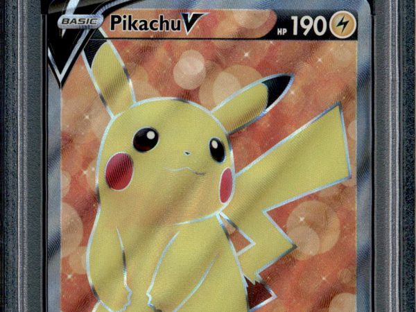 Pikachu V - 157/172 - PSA 10 - Full Art - Brilliant Stars - Pokemon - 76535