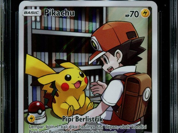 Pikachu - 206/205 - CGC 10 - Tag Team Collection - Indonesian - Character Rare - Pokemon - 94099