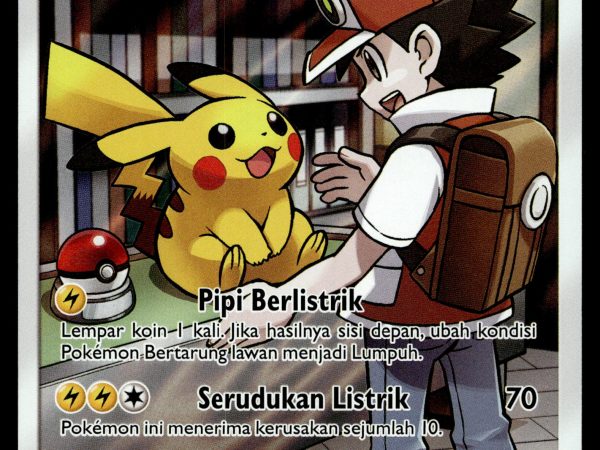 Pikachu - 206/205 - NM - Indonesian - CHR - AC3A - Pokemon - A1-18