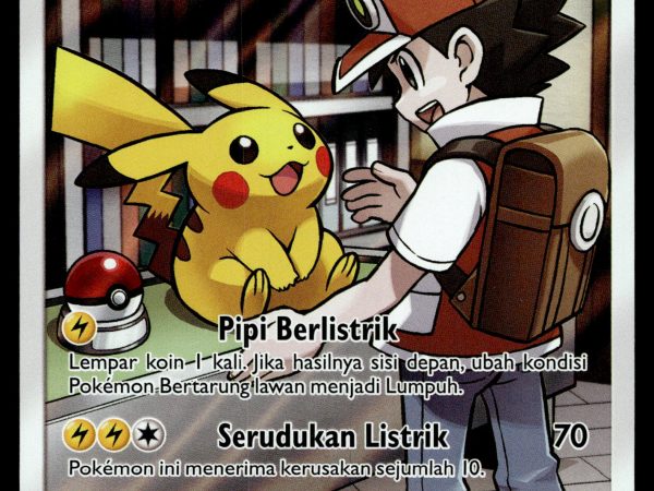 Pikachu - 206/205 - NM - Indonesian - CHR - AC3A - Pokemon - A1-19
