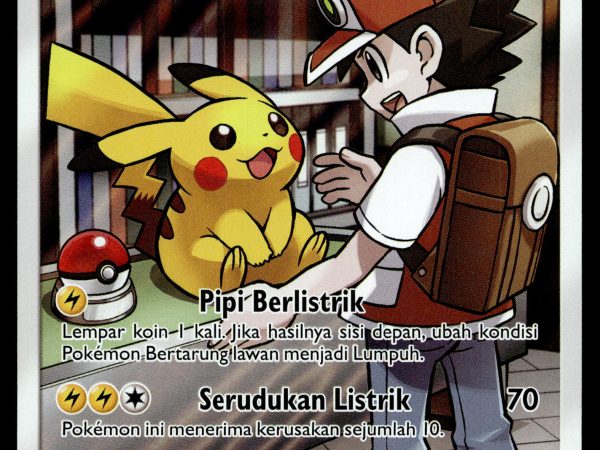 Pikachu - 206/205 - NM - Indonesian - CHR - AC3A - Pokemon - A1-21