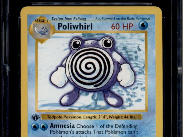 Poliwhirl - 38/102 - CGC 10 - 1st Edition Shadowless - Base Set - Pokemon - 65035
