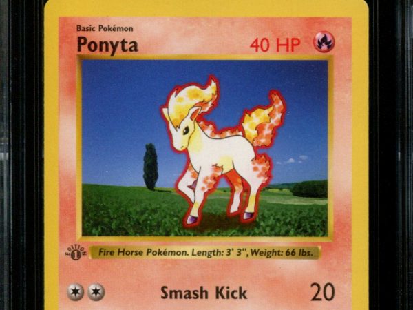 Ponyta - 60/102 - CGC 8 - 1st Edition - Base Set - Pokemon - 38138