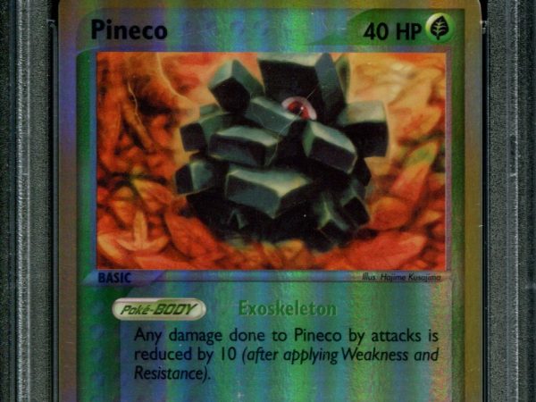 Pineco - 71/97 - PSA 8 - Reverse Holo - Dragon - Pokemon - 80850