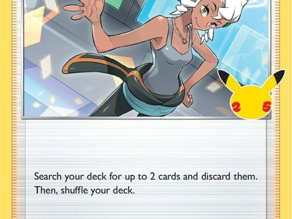 Professor Burnet (SWSH167) (25th Anniversary Stamp) [Sword & Shield: Black Star Promos]