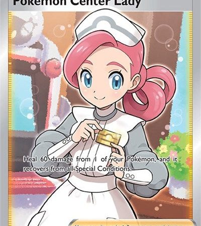 Pokemon Center Lady (Full Art) [SWSH04: Vivid Voltage]