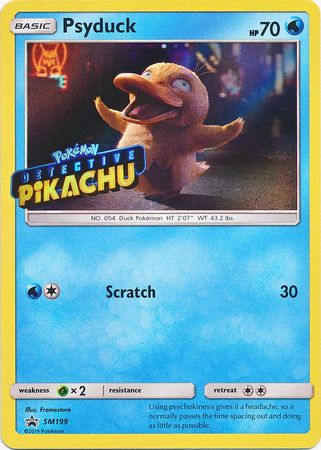 Psyduck Detective (Pikachu Stamped) [SM Black Star Promos]