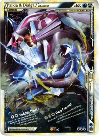 Palkia & Dialga LEGEND (101/102)  (Jumbo Card) [HeartGold & SoulSilver: Triumphant]