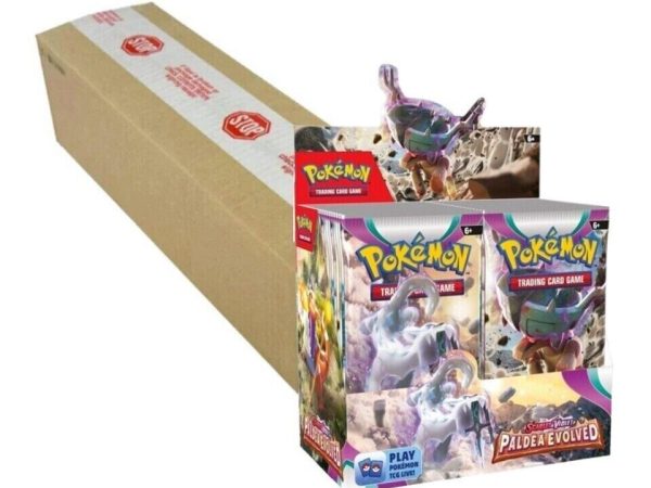 Paldea Evolved Booster Box Case - 216 Packs - Sealed - New