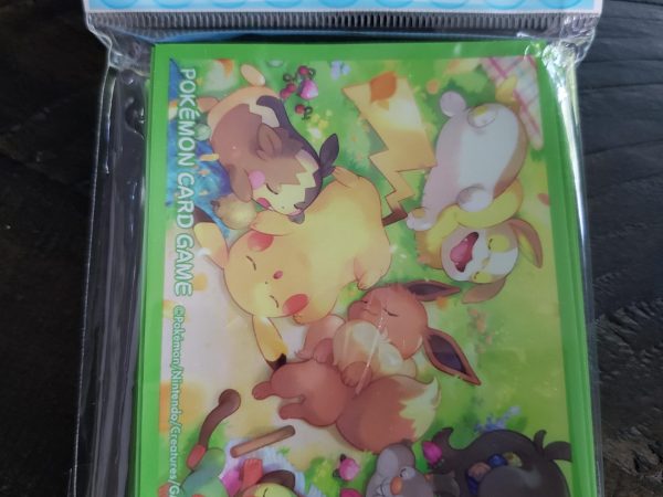 Pikachu, Eevee & Friends Nap Time - Sealed Set of 64 Sleeves - Japanese - Pokemon Center