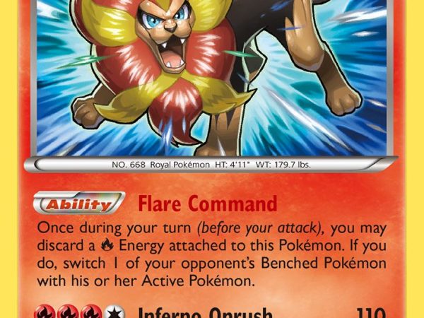 Pyroar(12/119) (Cosmos Holo) (Blister Exclusive) [XY: Phantom Forces]
