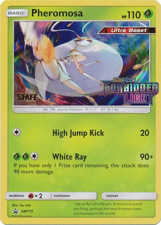Pheromosa (Staff Prerelease Promo) [SM Black Star Promos]