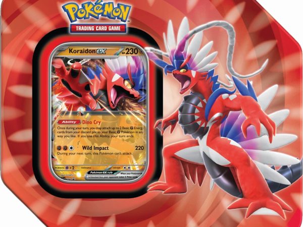 Paldea Spring Tin - 1x Tin (Koraidon Art) - Pokemon - Sealed