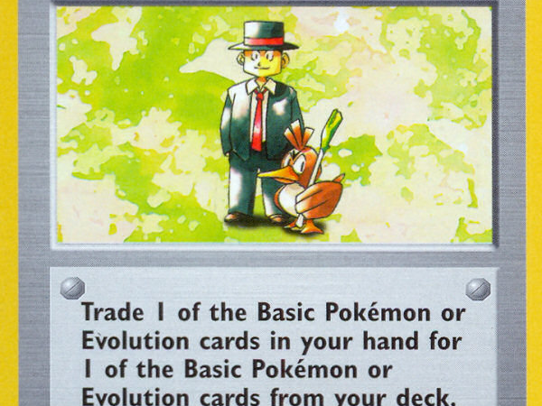 Pokemon Trader (77/102) (Shadowless) [Base Set 1st Edition]