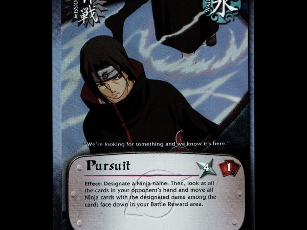 Pursuit - us025 - NM - 1st Edition - Foil - Naruto CCG - D3-14