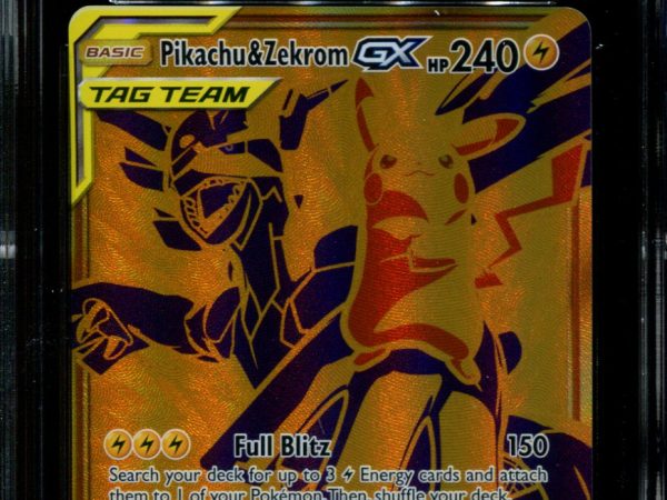 Pikachu & Zekrom GX - SM248 - CGC 9 - Promo - Secret Rare - Pokemon - 5086