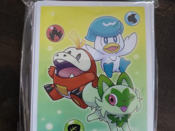 Quaxly, Fuecoco, Sprigatito - Sealed Set of 64 Sleeves - Japanese - Pokemon Center