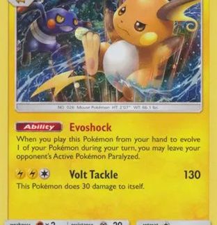 Raichu (41/147) (Cosmos Holo) [Sun & Moon: Burning Shadows]