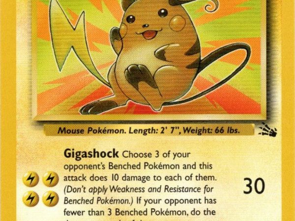 Raichu (29/62) [Fossil Unlimited]