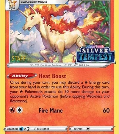Rapidash (SWSH270) (Prerelease) (Staff) [Sword & Shield: Black Star Promos]