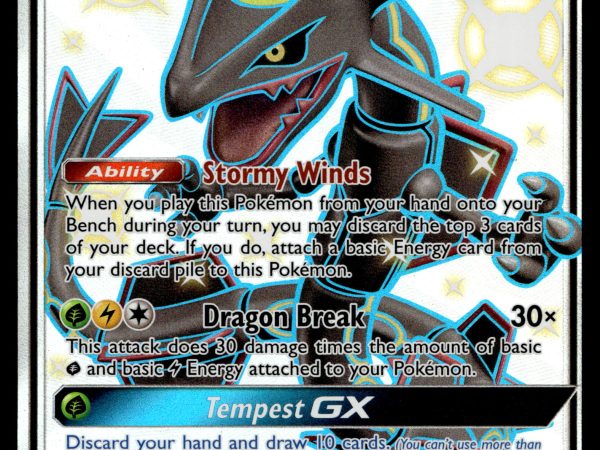 Rayquaza GX - 177a/168 - NM - Full Art - Hidden Fates - Pokemon - A6-60
