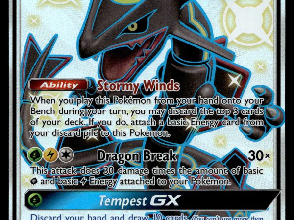 Rayquaza GX - 177a/168 - NM - Full Art - Hidden Fates - Pokemon - A6-61