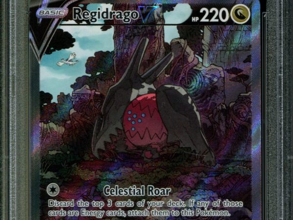 Regidrago V - 184/195 - PSA 10 - Alt Art - Silver Tempest - Pokemon - 56977